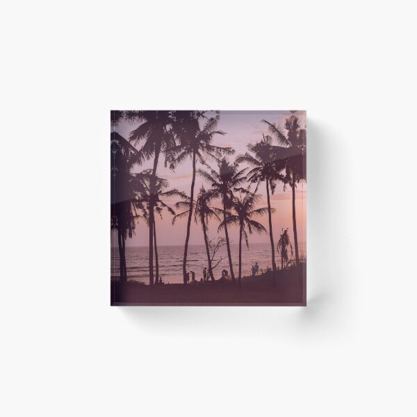Item preview, Palm Tree Ocean Beach Silhouette Sunset designed and sold by Felicity-K.