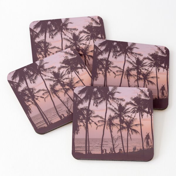 Item preview, Palm Tree Ocean Beach Silhouette Sunset designed and sold by Felicity-K.