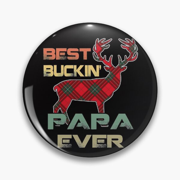 Item preview, Best Buckin' Papa Ever Happy Father's Day Gifts designed and sold by KirstybShop.