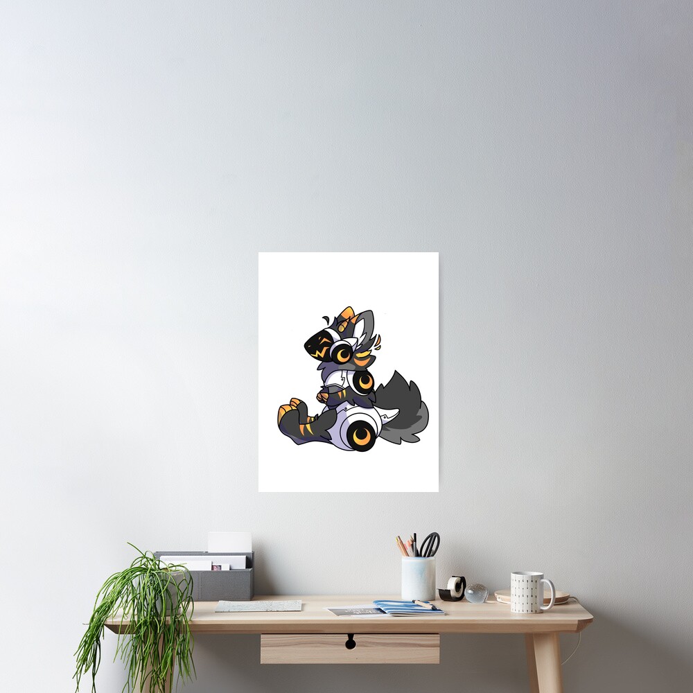 Lemondrop the Protogen Art Board Print for Sale by Fursumi