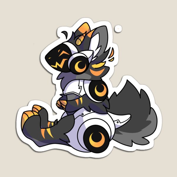 Doodle Love Protogens <3 Magnet for Sale by Fursumi