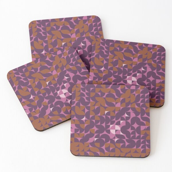 Item preview, Cherry Chocolate Leaf Circle Pattern designed and sold by EphydriadDesign.