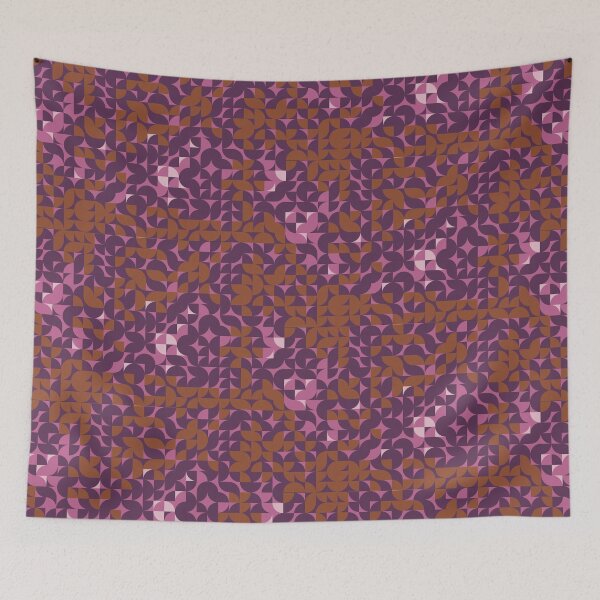 Item preview, Cherry Chocolate Leaf Circle Pattern designed and sold by EphydriadDesign.