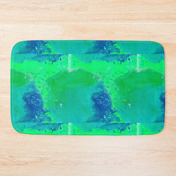 Item preview, Blue green water abstract texture designed and sold by SILVERAPPLE.