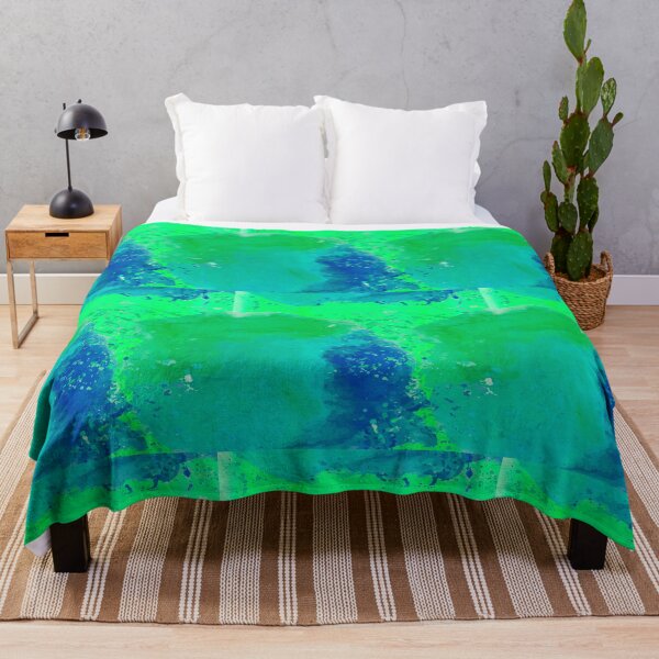 Item preview, Blue green water abstract texture designed and sold by SILVERAPPLE.