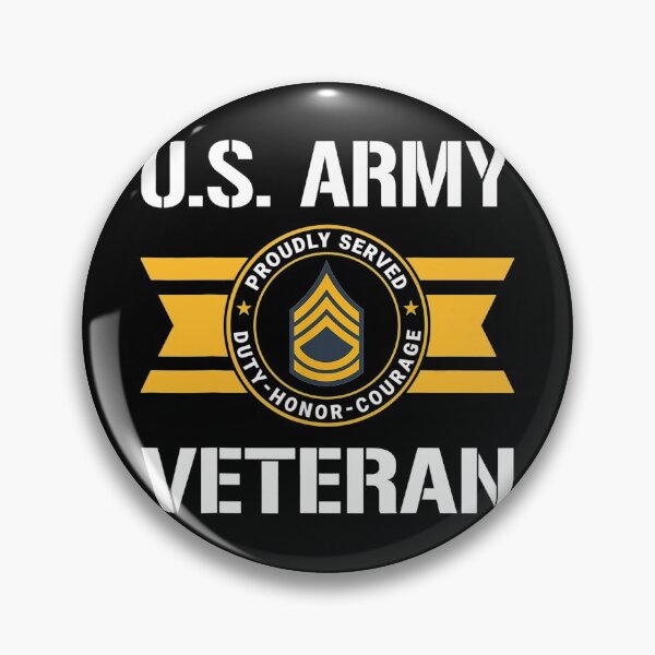 Item preview, Proudly Served Us Army Veteran E7 Sergeant First Class designed and sold by dongleemai.