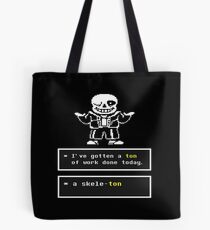 Undertale Sans Tote Bag