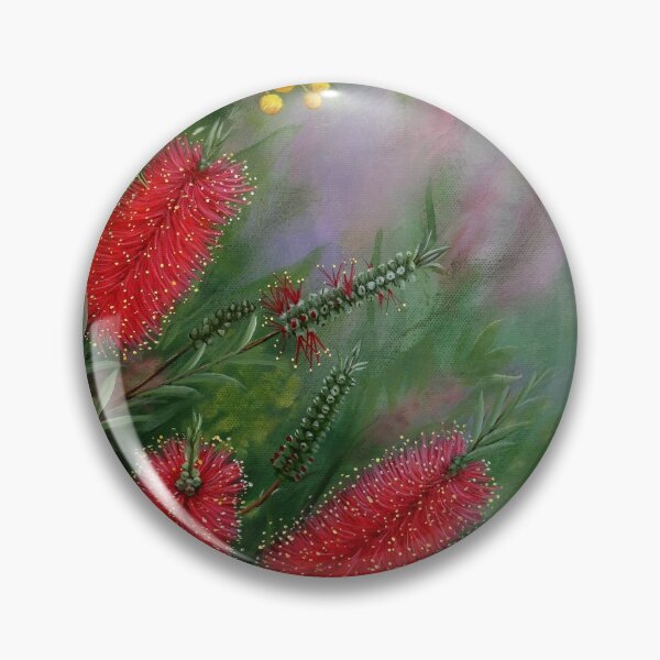 Item preview, Bottlebrush and golden wattle designed and sold by Debra Dickson.