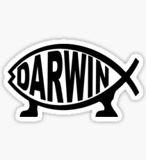 THE DARWIN FISH Sticker