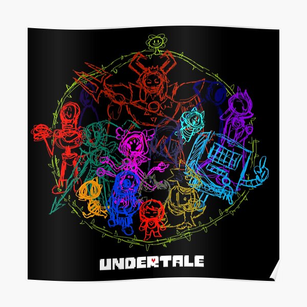 Minecraft Dog Posters Redbubble - undertale rp roblox how to be a colorful dog