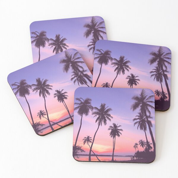 Item preview, Palm Trees Ocean Sunset Silhouette designed and sold by Felicity-K.