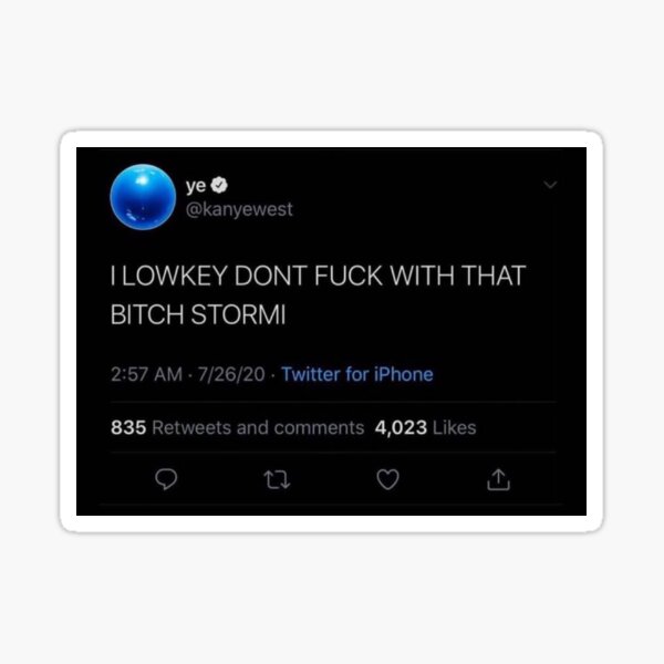 Kanye Tweet Sticker