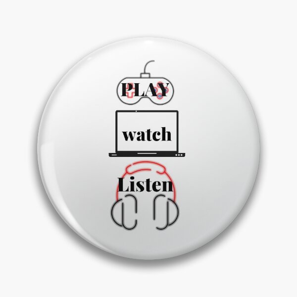 Item preview, Play Watch Listen designed and sold by The Full Cart.