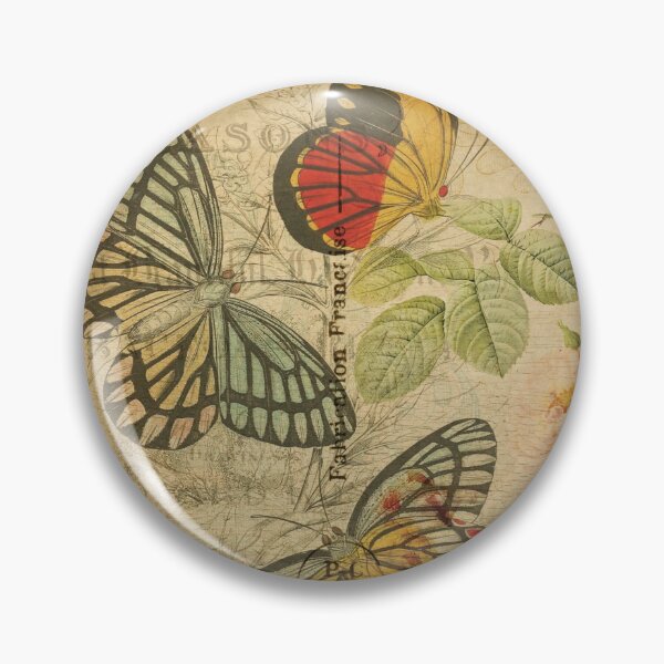 Item preview, Butterflies French Vintage Post Card Carte Postale designed and sold by DeeElle.