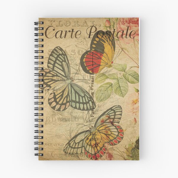 Item preview, Butterflies French Vintage Post Card Carte Postale designed and sold by DeeElle.