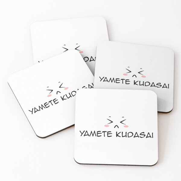 Item preview, Yamete Kudasai subtle anime expression emoji statement designed and sold by Artyselley.