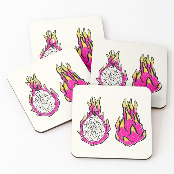 Item preview, Dragonfruit or Pitaya. Hand-drawn ink sketchy illustration designed and sold by Anniomoro.