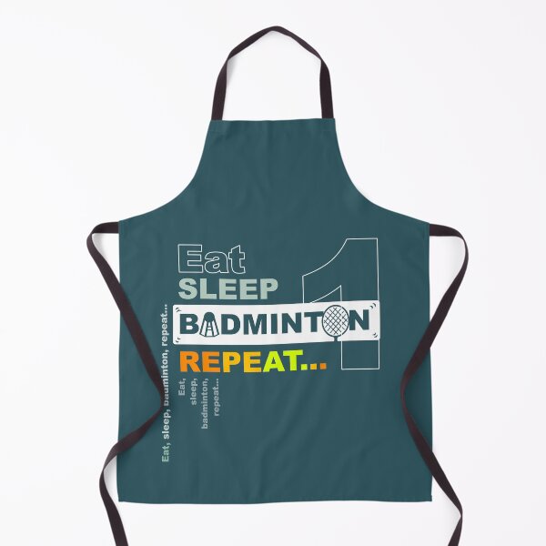 Item preview, Eat Sleep Badminton Repeat designed and sold by Zerendipya.