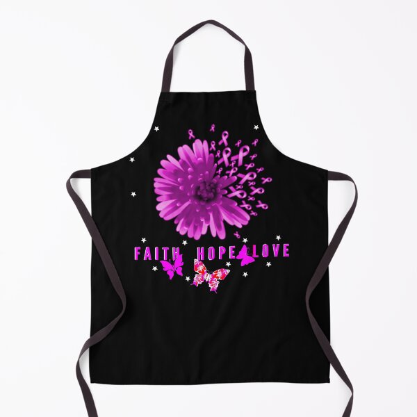 Item preview, Breast cancer faith hope love flower designed and sold by Myriala.