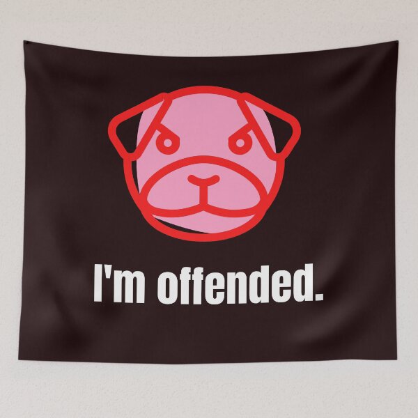 Item preview, I'm Offended. Funny Social Media Addict essential t-shirt designed and sold by hausofbutterfly.