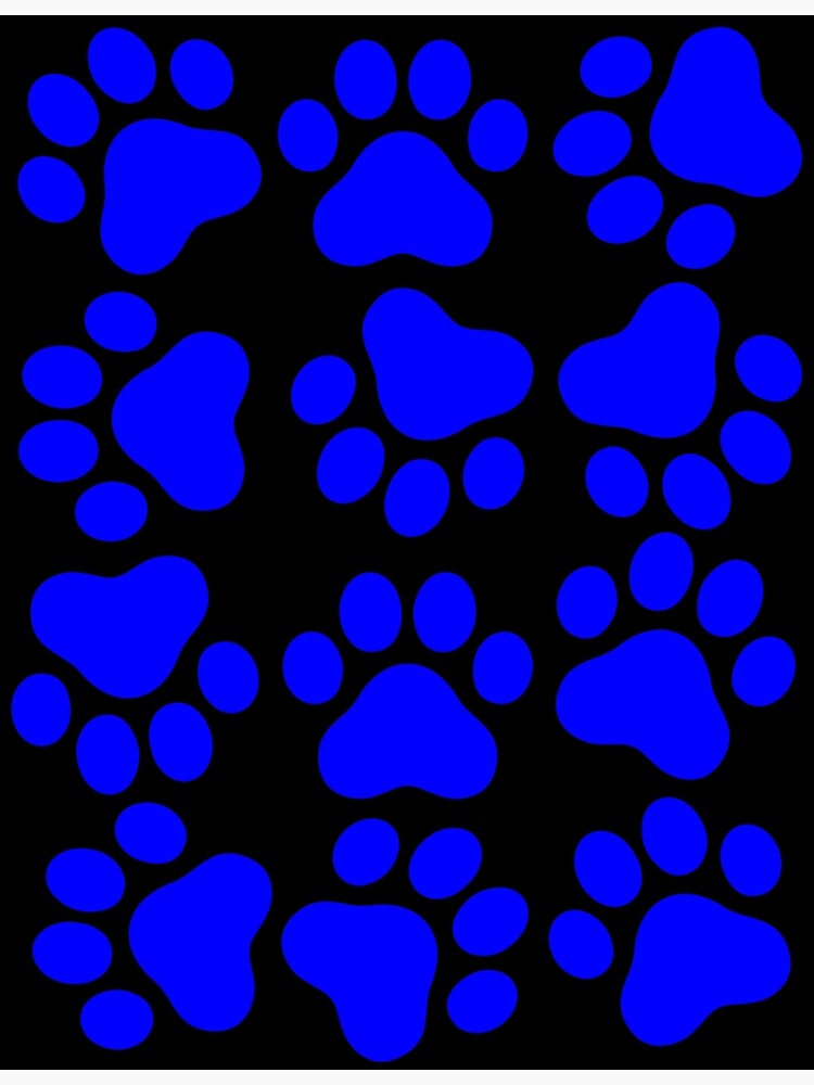 cat-paw-prints-poster-for-sale-by-playfulprints-redbubble