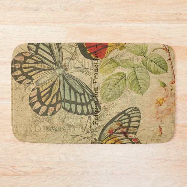 Item preview, Butterflies French Vintage Post Card Carte Postale designed and sold by DeeElle.