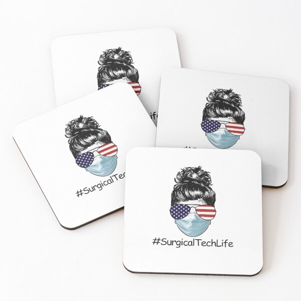 Item preview, Surgical Tech Life USA Flag Sunglasses Facemask designed and sold by Camillepiers.