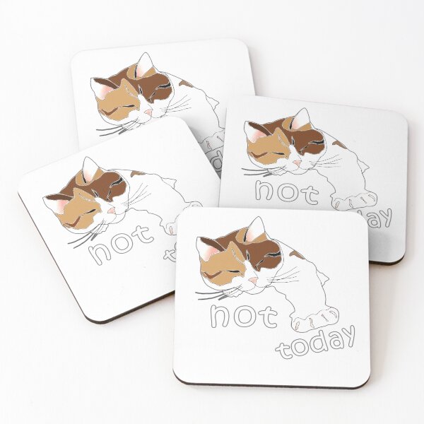 Item preview, Not Today - Lazy Cat designed and sold by iShirtMyDrawers.