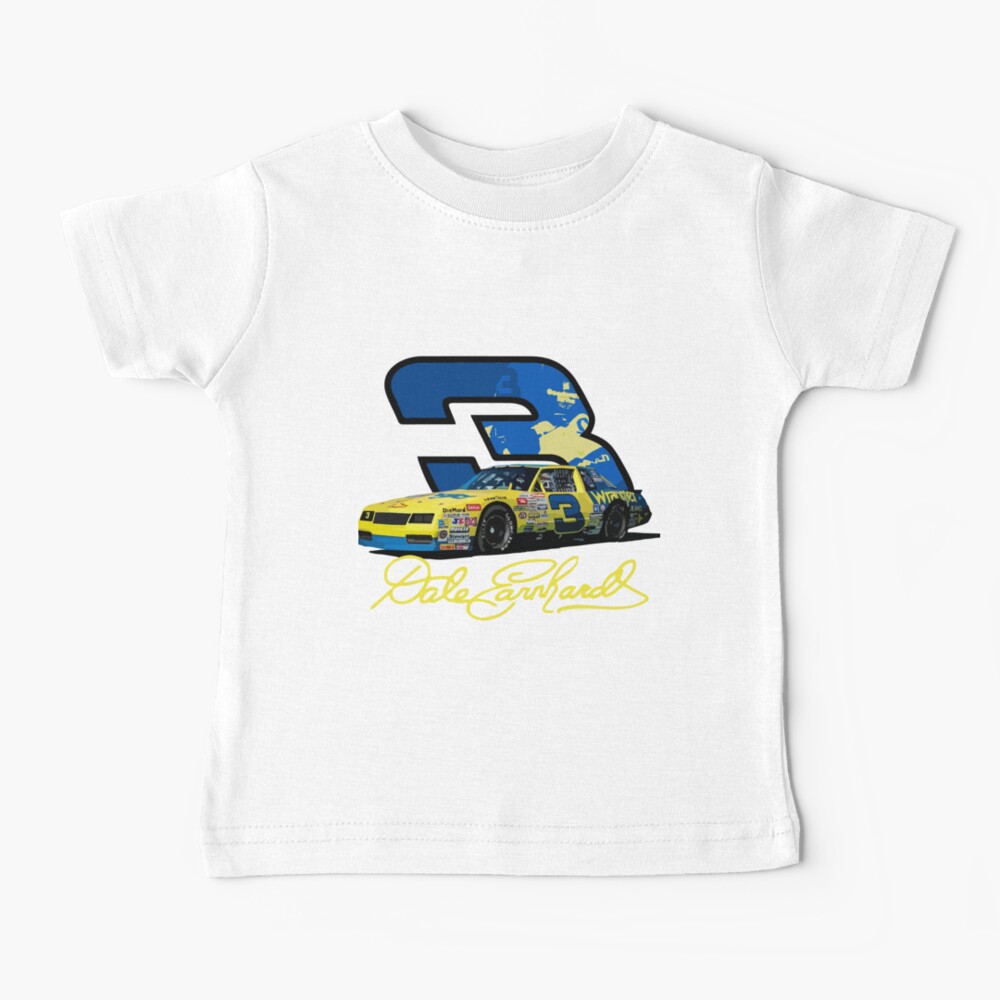 Dale Sr #3 Retro Stock Car Baby T-Shirt