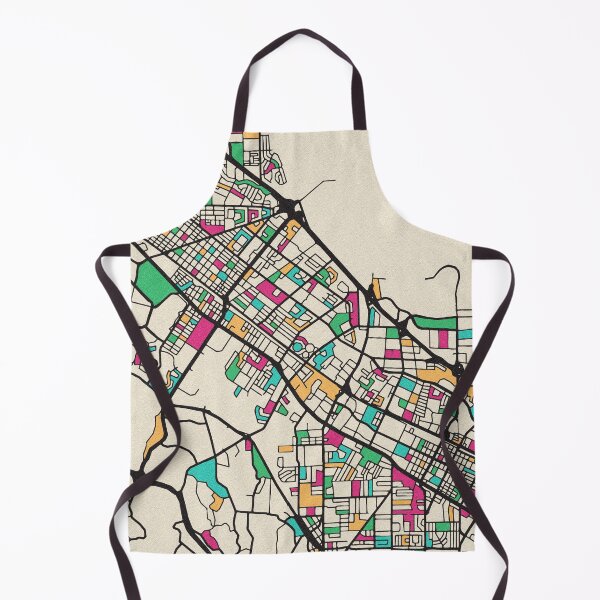 Item preview, Palo Alto, California Street Map designed and sold by A Deniz Akerman.