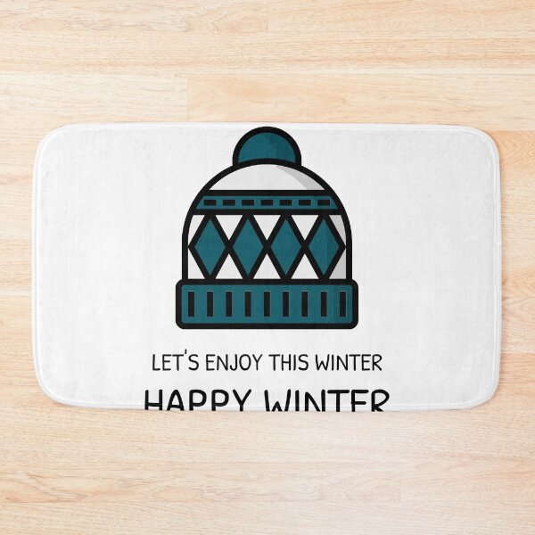 Item preview, LET'S ENJOY THIS WINTER HAPPY WINTER designed and sold by Ashalcheema.