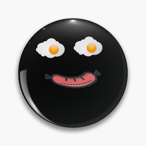 Item preview, Smiling Food Face Eggs And Sausage designed and sold by Kiwi-Tienda2017.