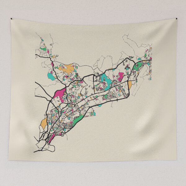 Item preview, Panama City Street Map designed and sold by A Deniz Akerman.