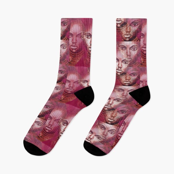 Item preview, Burgundy Tribal Portrait designed and sold by khalaijimase.