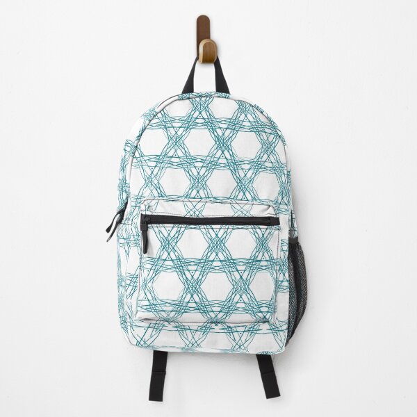 Item preview, Teal Blue Irregular Hexagon Pattern designed and sold by shahramroj.