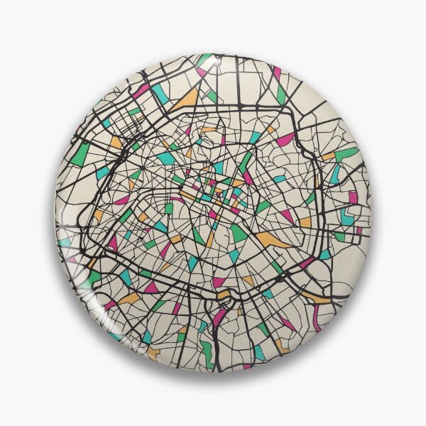 Item preview, Paris, France Street Map designed and sold by A Deniz Akerman.