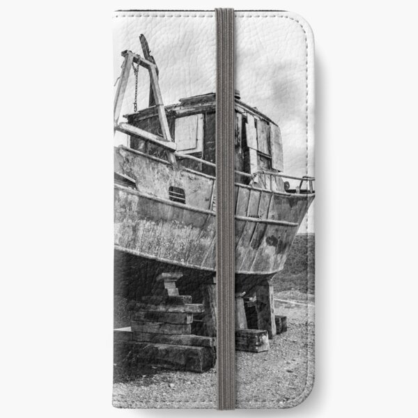 Shipyard Project Old Fishing Boat iPhone Wallet