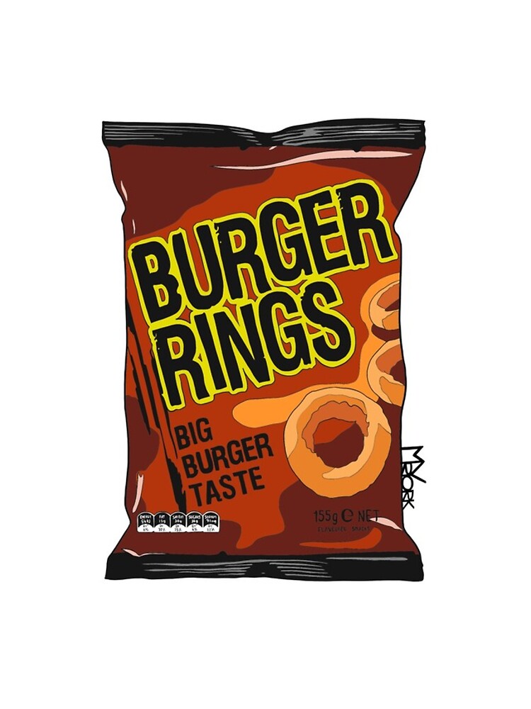 Thumbnail 5 of 5, iPhone Case, Burger Rings designed and sold by Drover73.