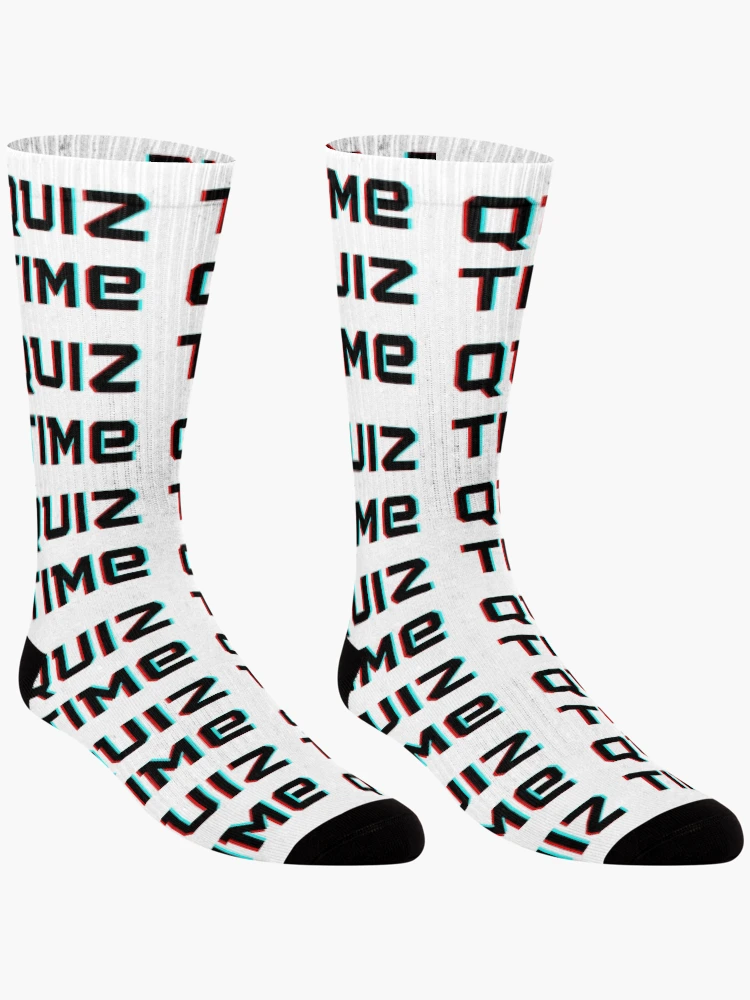 Thumbnail 3 of 5, Socks, Quiz Time! designed and sold by R-reflections.