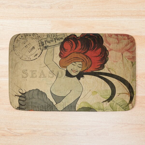 Item preview, French Illustration Postcard Frou Frou Carte Postale designed and sold by DeeElle.