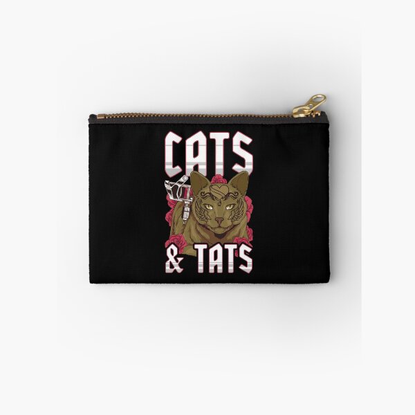 Item preview, Funny Cats & Tats Inked Tattoo Obsessed Cat Lover designed and sold by perfectpresents.