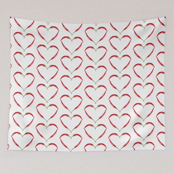 Item preview, Chilli Pepper Heart designed and sold by PlayfulPrints.