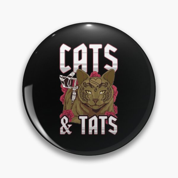 Item preview, Funny Cats & Tats Inked Tattoo Obsessed Cat Lover designed and sold by perfectpresents.