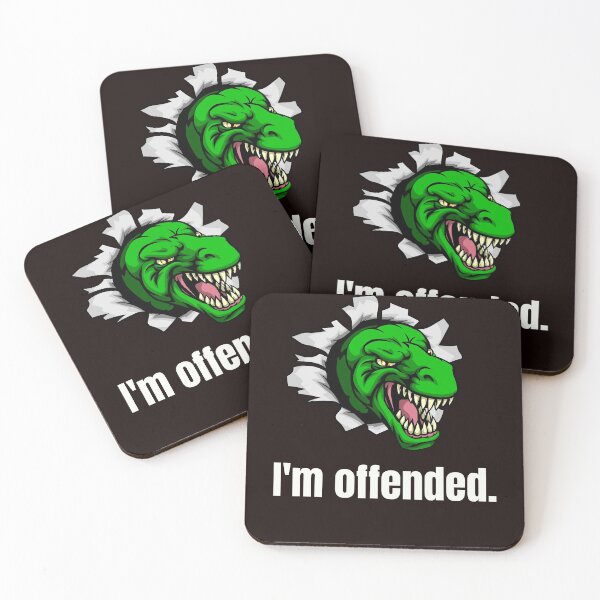 Item preview, I'm Offended Dinosaur by Haus of Butterfly designed and sold by hausofbutterfly.