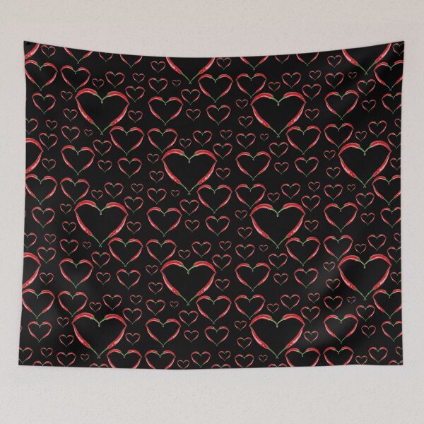 Item preview, Chilli Pepper Hearts designed and sold by PlayfulPrints.