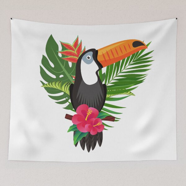 Item preview, Tropical Bird And Flora designed and sold by unrealshop.