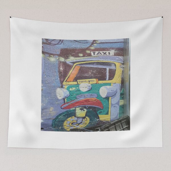 Item preview, Graffiti Street art ,Thailand Taxi,sticker,laptop sticker, designed and sold by MyStreetArts.