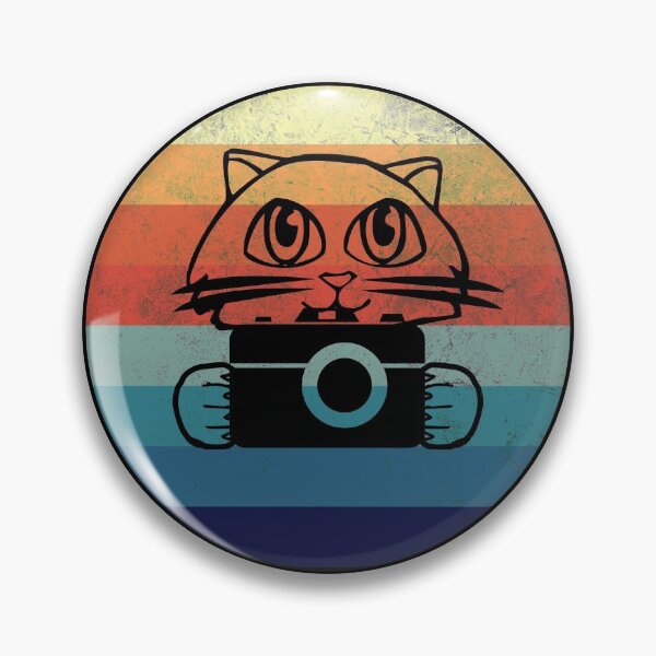 Item preview, I Shoot Raw Cat Photographer Vintage Sun 80s 90s designed and sold by DerNerd.
