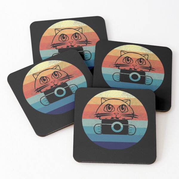 Item preview, I Shoot Raw Cat Photographer Vintage Sun 80s 90s designed and sold by DerNerd.