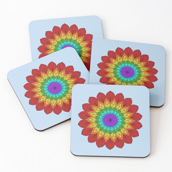 Item preview, Rainbow Mandala Art designed and sold by TANSHAMAYA.